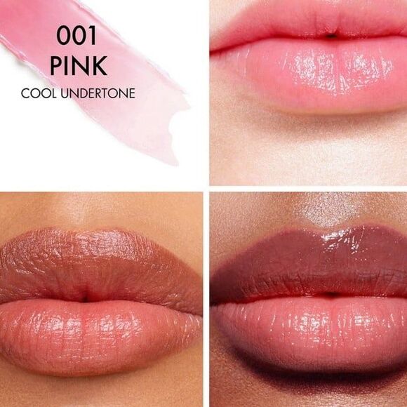 SALE Dior Addict Lip Glow Color Reviver 001 Pink PH Activated Balm - Picture 6 of 9